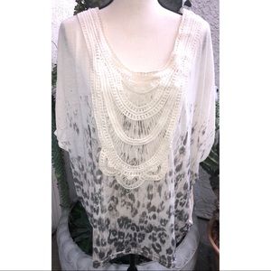 Free People Oversized Dolman Blouse Medium